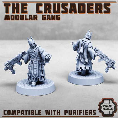 The Crusaders - Purifier Gang - Figurine Print Minis - PRINT MINIS - 3DPitFactory