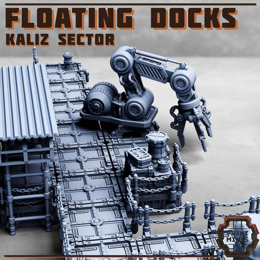 ROBOTIC ARM - FLOATING DOCKS - Figurine Print Minis