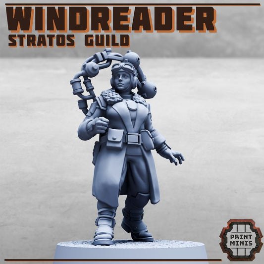 Windreader - Stratos Guild - Figurine Print Minis