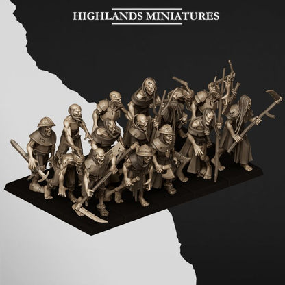 Zombies - Figurine Highlands Miniatures