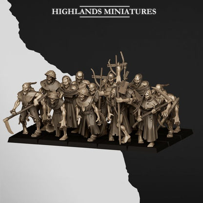 Zombies - Figurine Highlands Miniatures