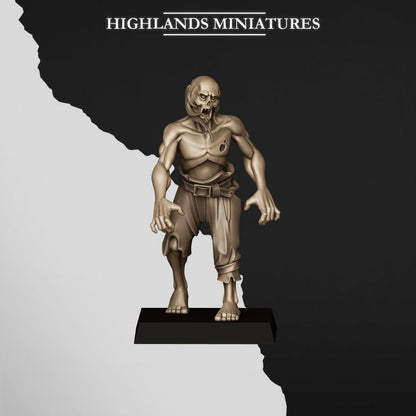 Zombies - Figurine Highlands Miniatures