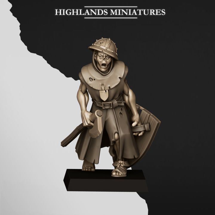 Zombies - Figurine Highlands Miniatures