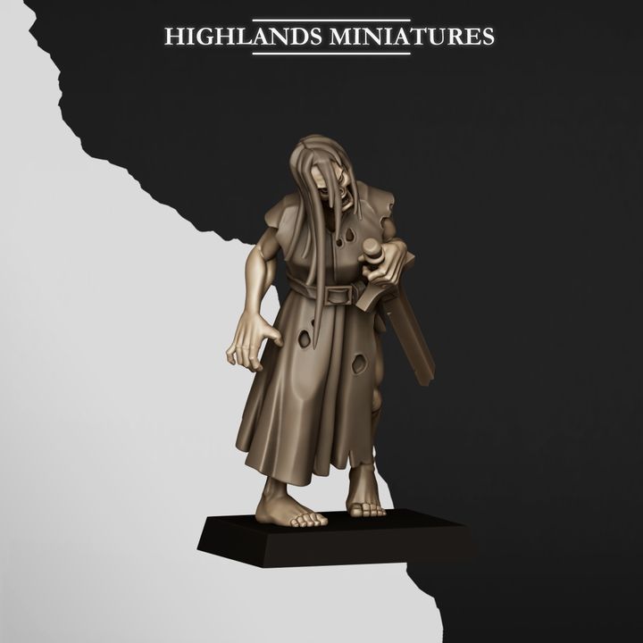 Zombies - Figurine Highlands Miniatures
