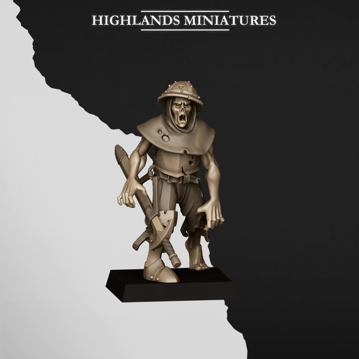 Zombies - Figurine Highlands Miniatures