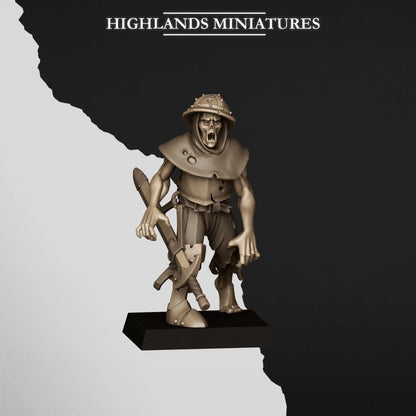 Zombies - Figurine Highlands Miniatures
