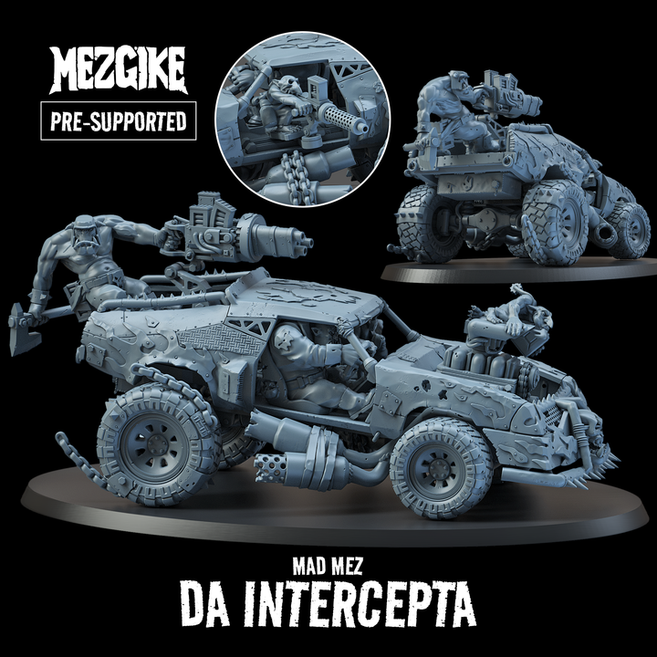 Mad Mez Buggy - Da Intercepta - Figurine MEZGIKE - MEZGIKE - 3DPitFactory