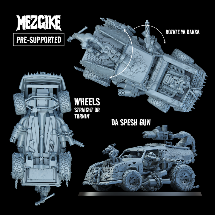 Mad Mez Buggy - Da Intercepta - Figurine MEZGIKE - MEZGIKE - 3DPitFactory