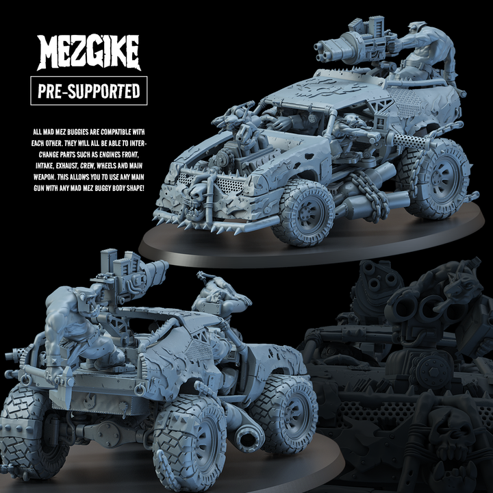 Mad Mez Buggy - Da Intercepta - Figurine MEZGIKE - MEZGIKE - 3DPitFactory