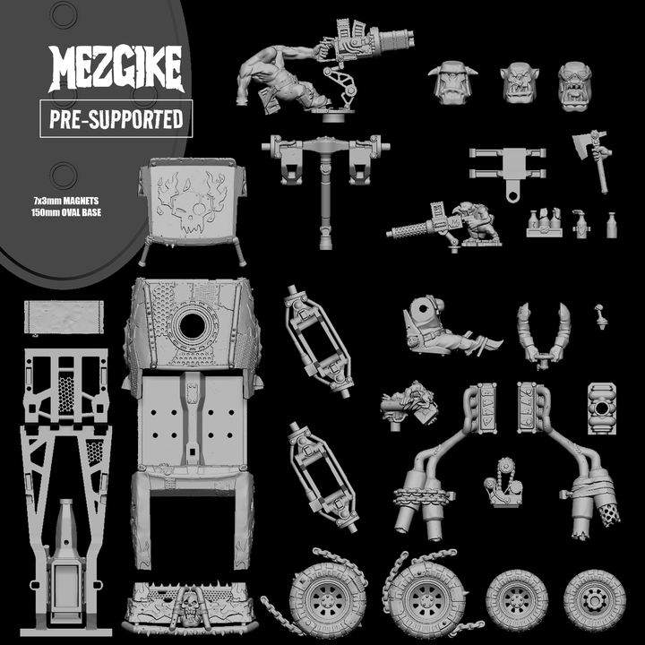 Mad Mez Buggy - Da Intercepta - Figurine MEZGIKE - MEZGIKE - 3DPitFactory