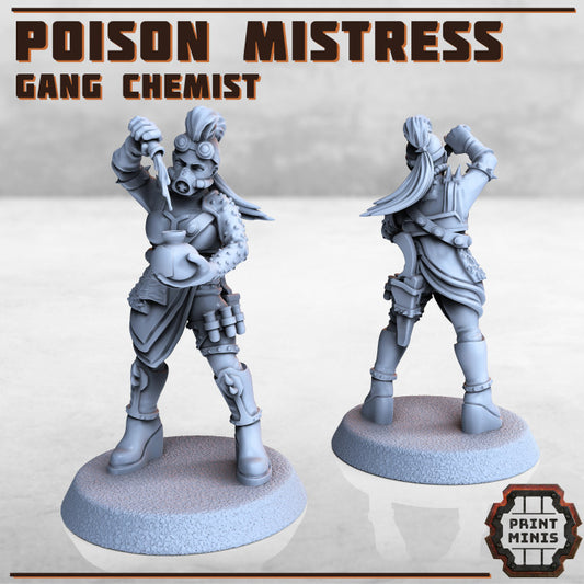 Poison Mistress - Figurine Print Minis - PRINT MINIS - 3DPitFactory
