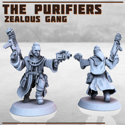 The Purifiers - Zealous Gang - Figurine Print Minis - PRINT MINIS - 3DPitFactory