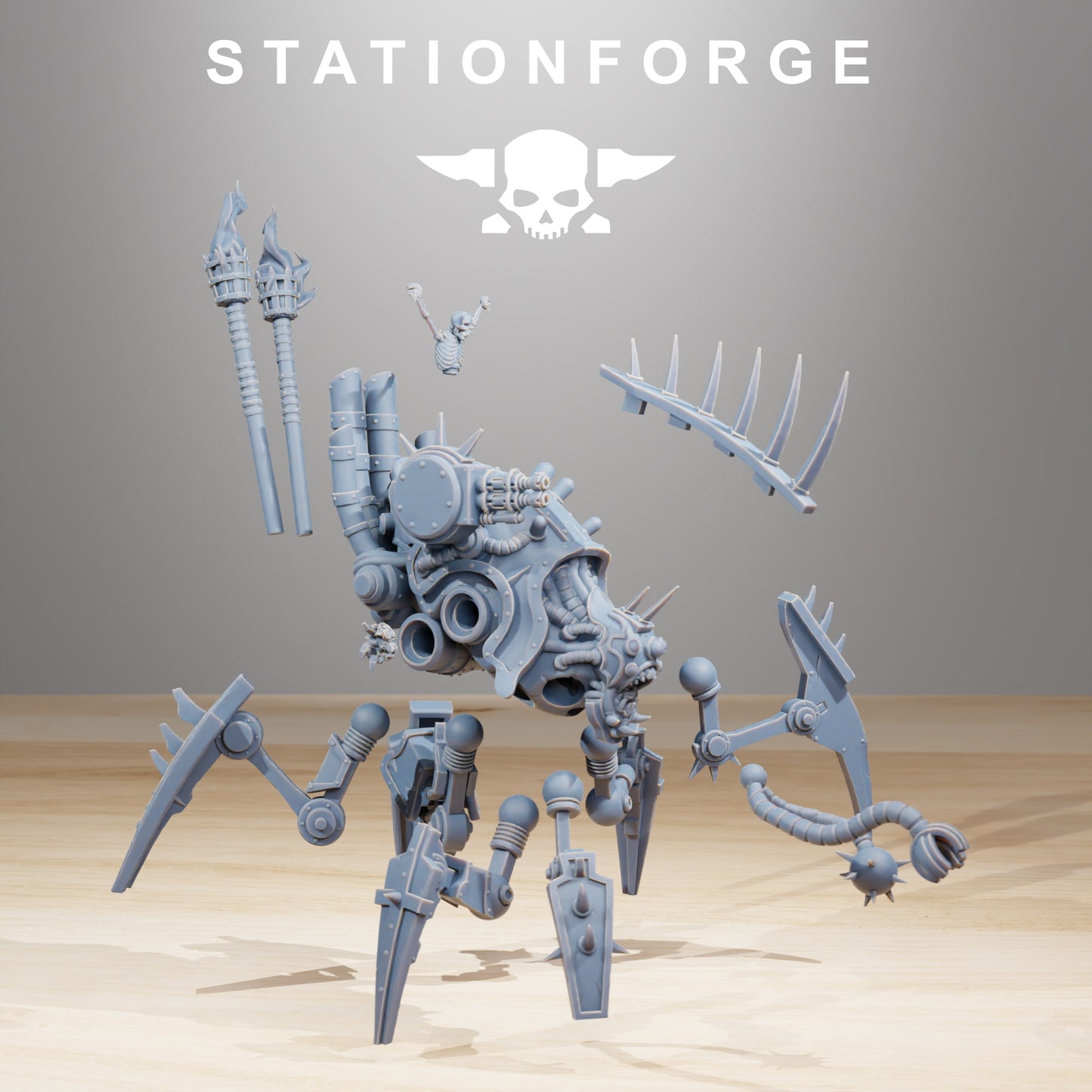 Pattes d'araignées mécanique - Station Forge