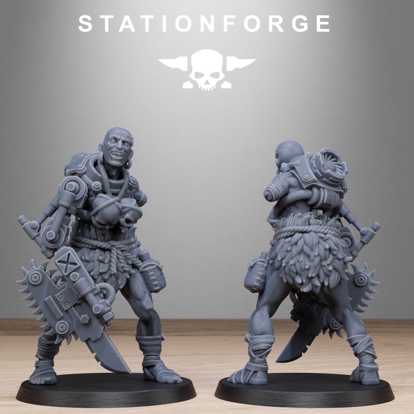 Techno Savage Barbarians - Figurines Station Forge