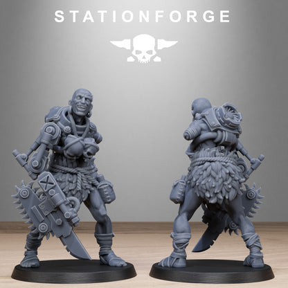 Techno Savage Barbarians - Figurines Station Forge