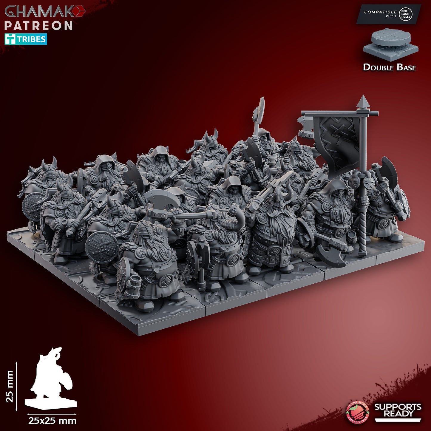 Dwarf Rangers with axe – Ghamak