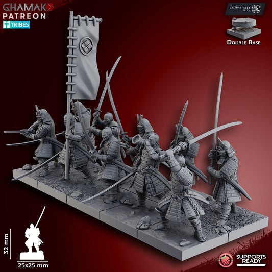 Odachi Samurai Square - Figurine Ghamak