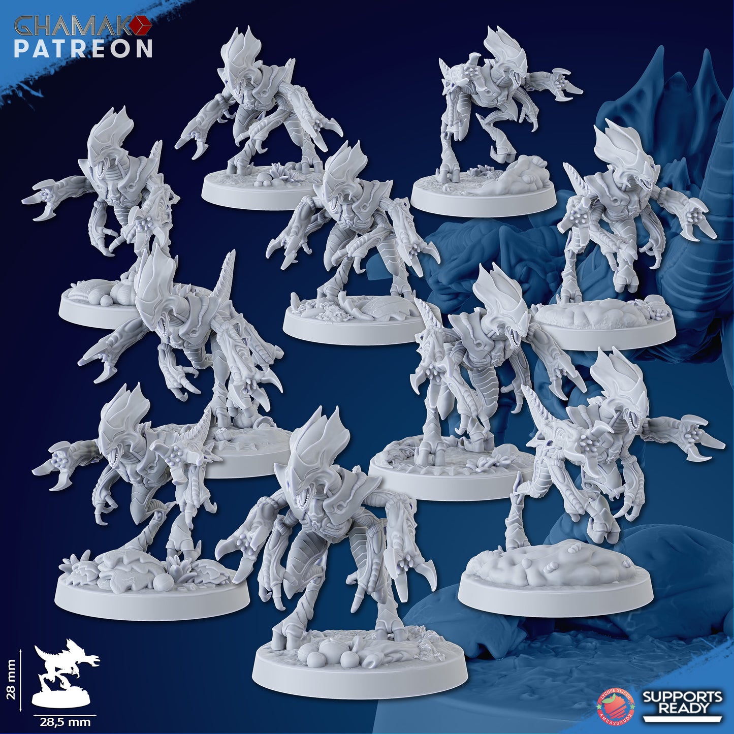 Swarm Shardlings - GHAMAK - GHAMAK - 3DPitFactory