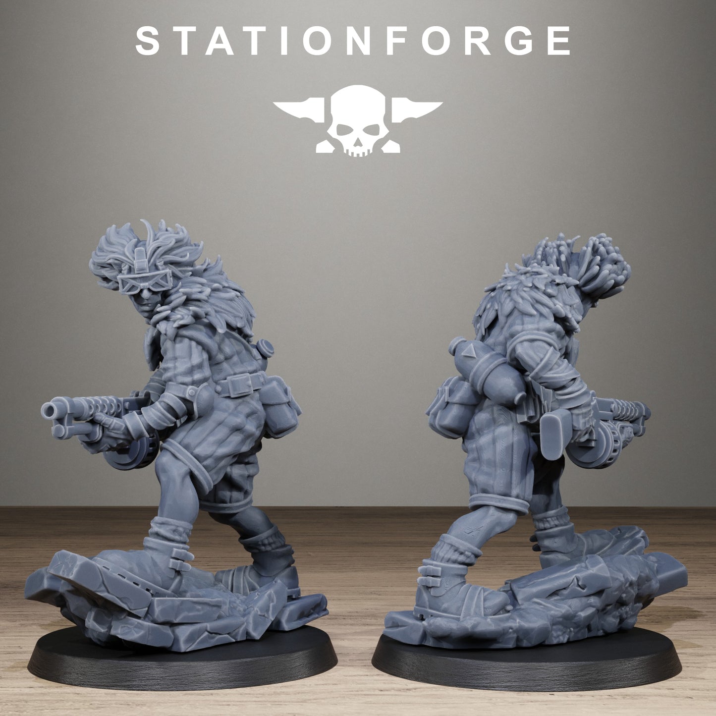 Techno Savages Scrap Tribers - Figurines Station Forge