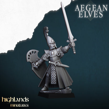 AEGEAN ELVES SPEARMEN - HIGHLANDS Miniatures