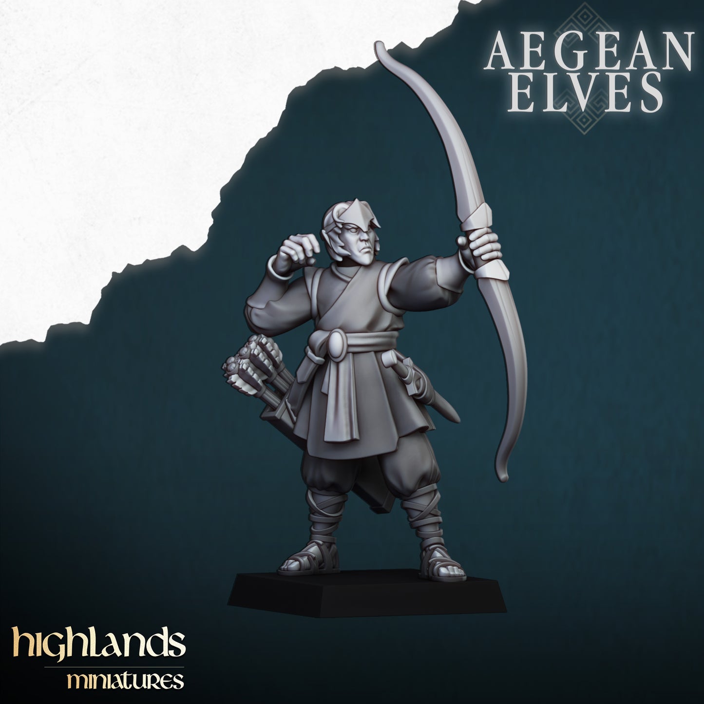 AEGEAN ELVES ARCHERS - HIGHLANDS Miniatures