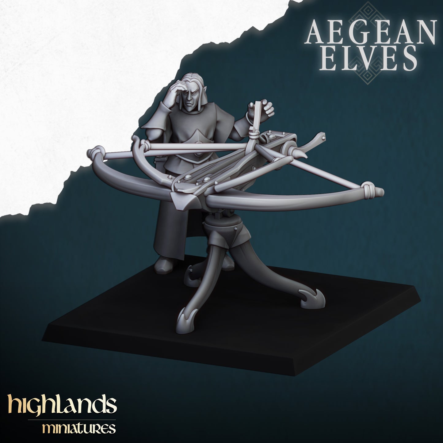 AEGEAN ELVES BALLISTA - Figurine Highlands Miniatures
