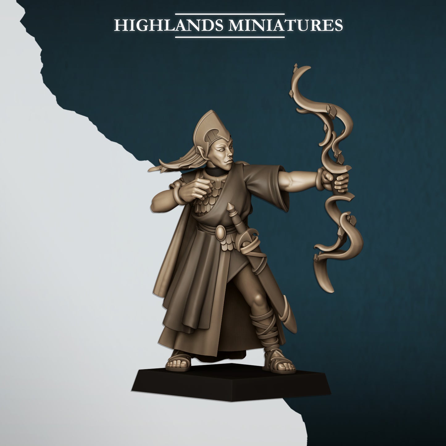 AEGEAN MAIDS with Bows - HIGHLANDS Miniatures