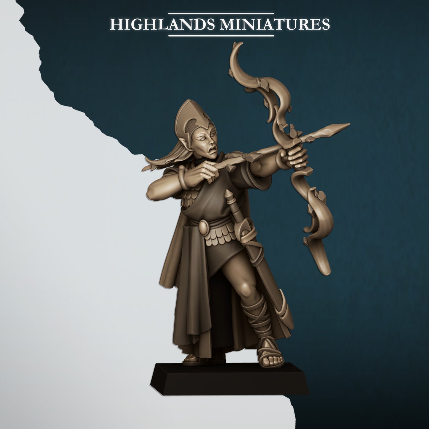 AEGEAN MAIDS with Bows - HIGHLANDS Miniatures