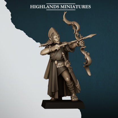 AEGEAN MAIDS with Bows - HIGHLANDS Miniatures