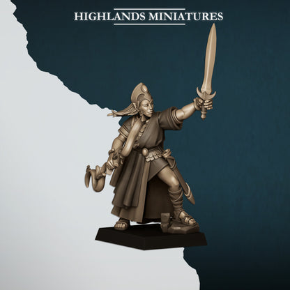 AEGEAN MAIDS with Bows - HIGHLANDS Miniatures