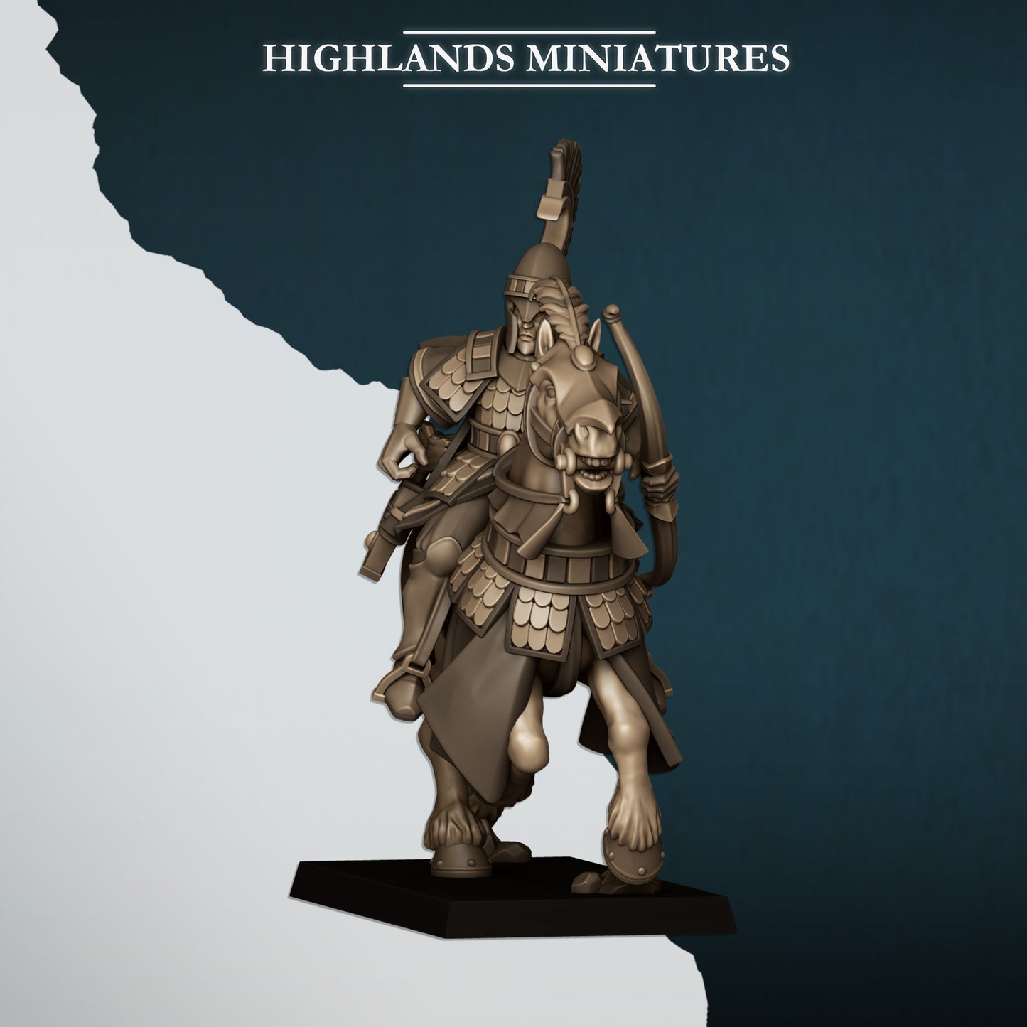 AEGEAN SEA HIPPEIS WITH BOWS - Figurine Highlands Miniatures