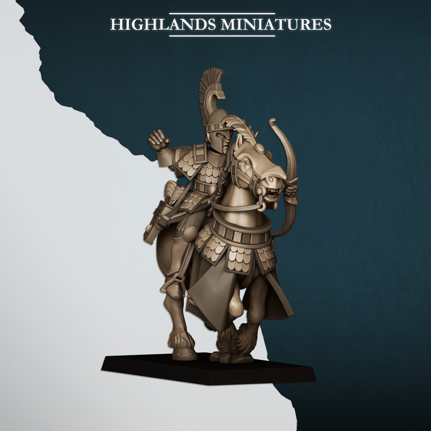 AEGEAN SEA HIPPEIS WITH BOWS - Figurine Highlands Miniatures