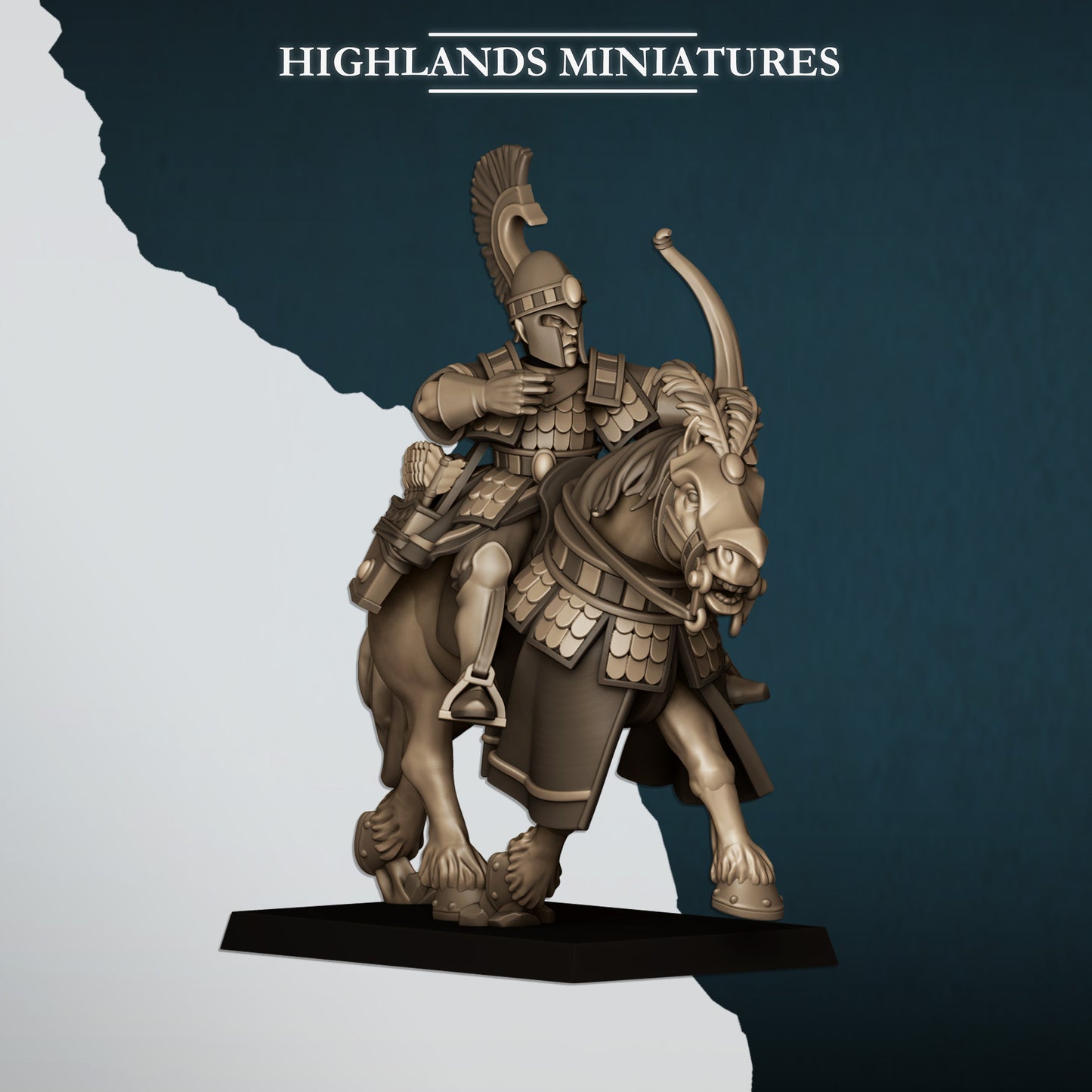 AEGEAN SEA HIPPEIS WITH BOWS - Figurine Highlands Miniatures