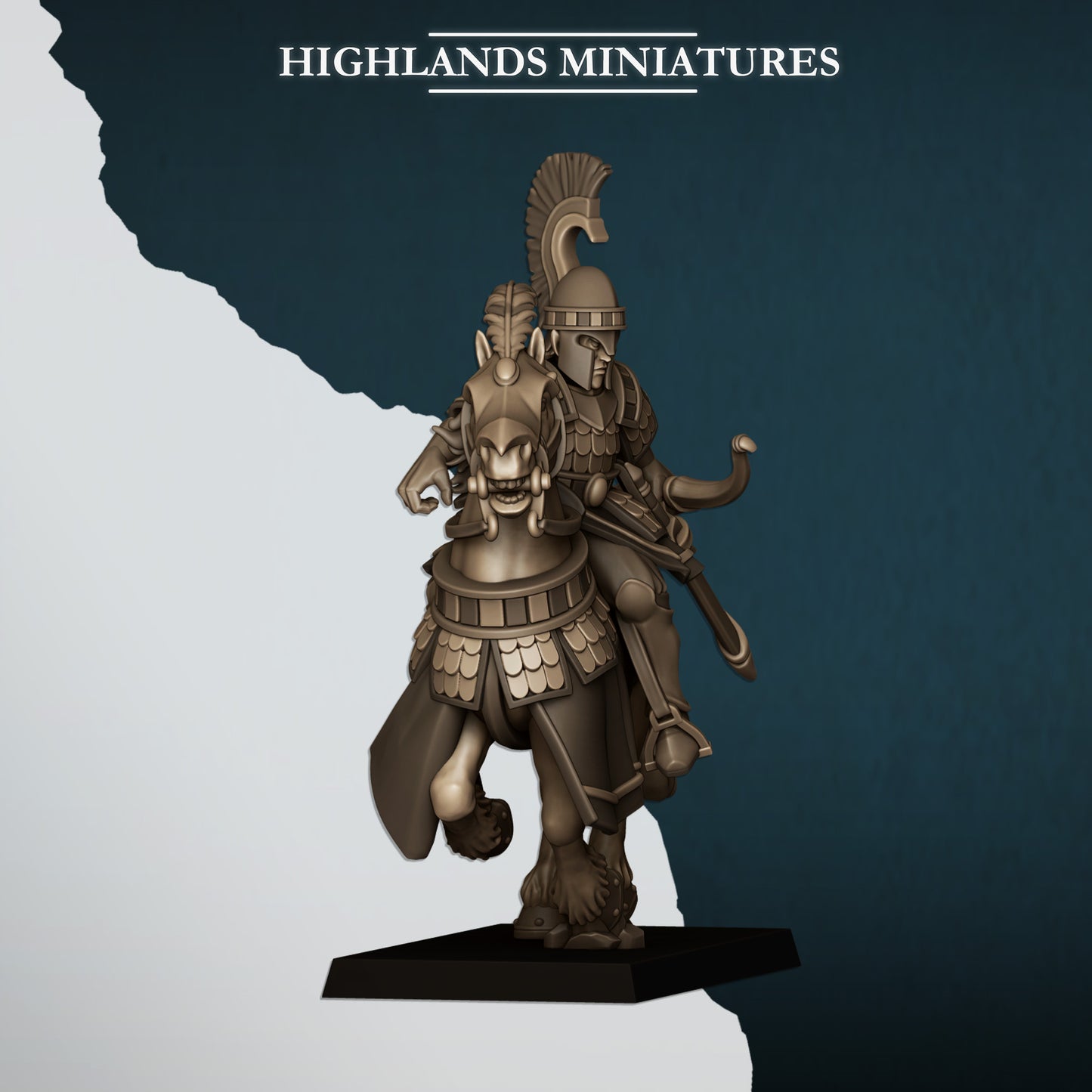 AEGEAN SEA HIPPEIS WITH BOWS - Figurine Highlands Miniatures
