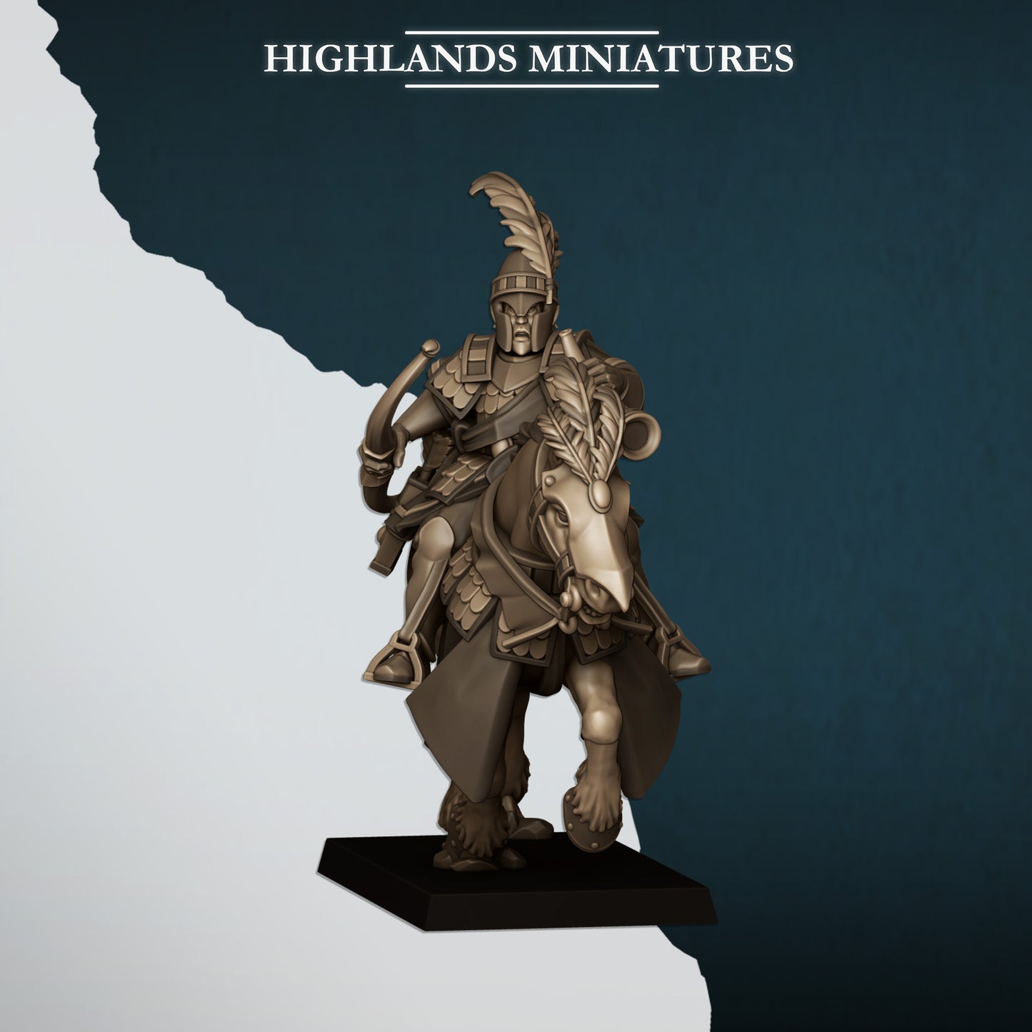 AEGEAN SEA HIPPEIS WITH BOWS - Figurine Highlands Miniatures