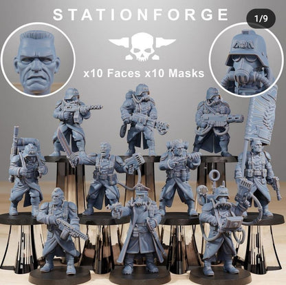 GrimGuard Combatants - Station Forge