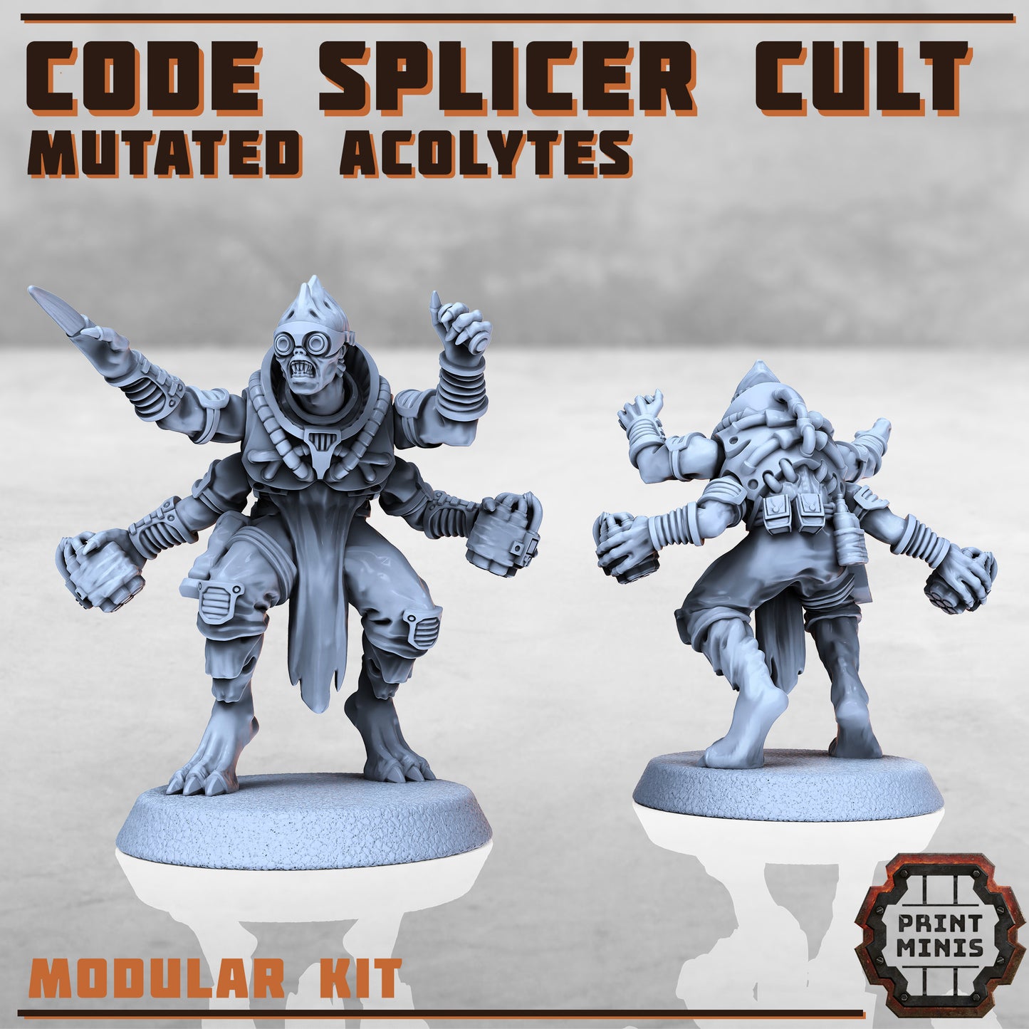 Code Splicer Acolyte - Figurine Print Minis - PRINT MINIS - 3DPitFactory