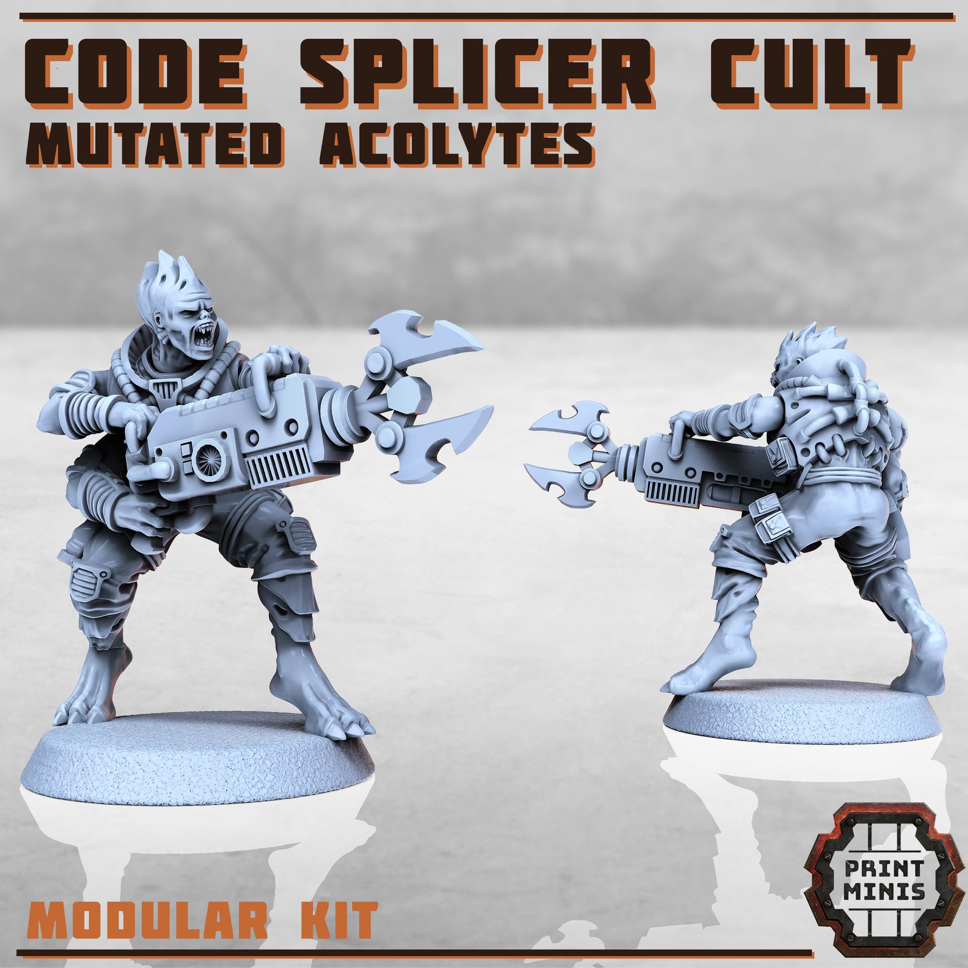 Code Splicer Acolyte - Figurine Print Minis - PRINT MINIS - 3DPitFactory