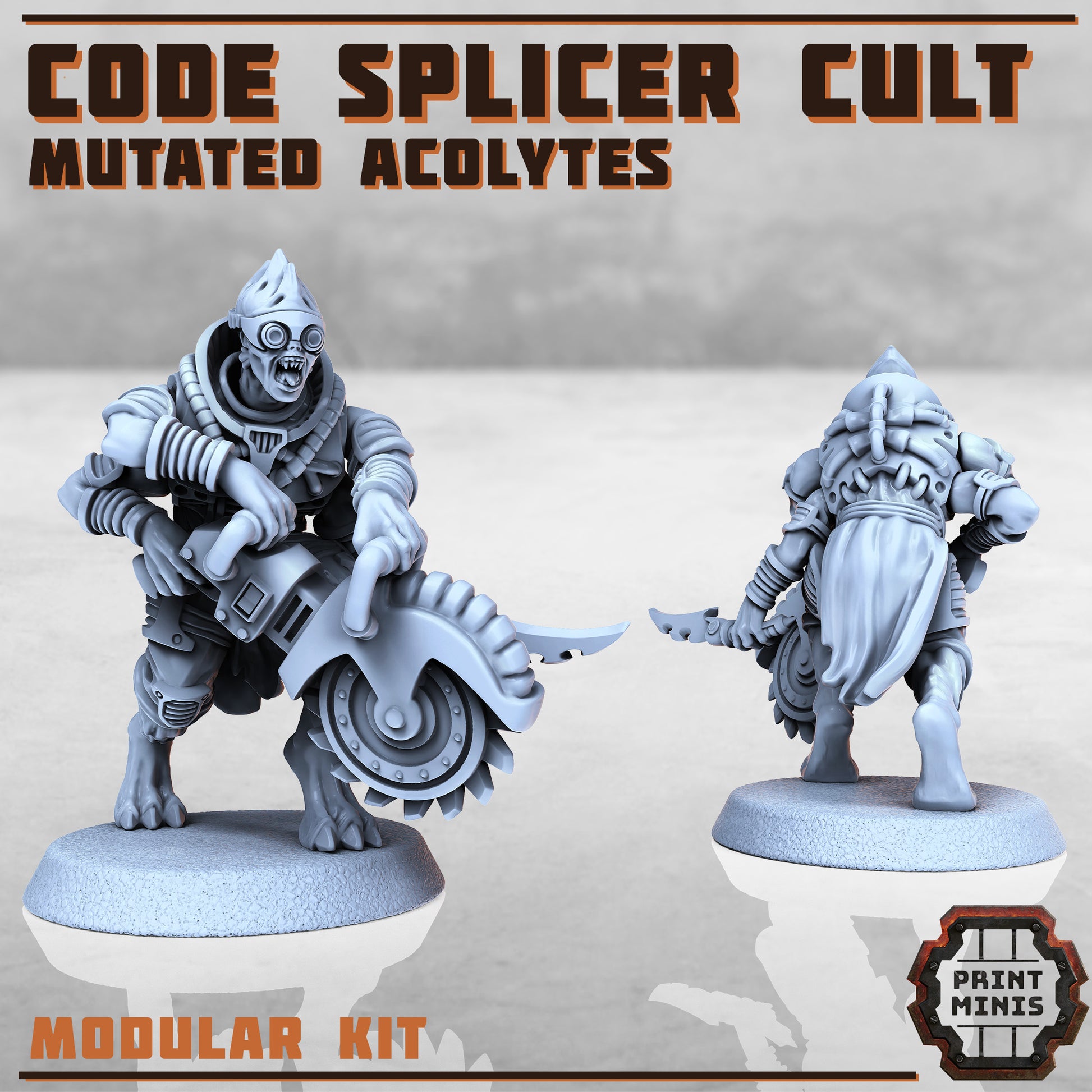 Code Splicer Acolyte - Figurine Print Minis - PRINT MINIS - 3DPitFactory