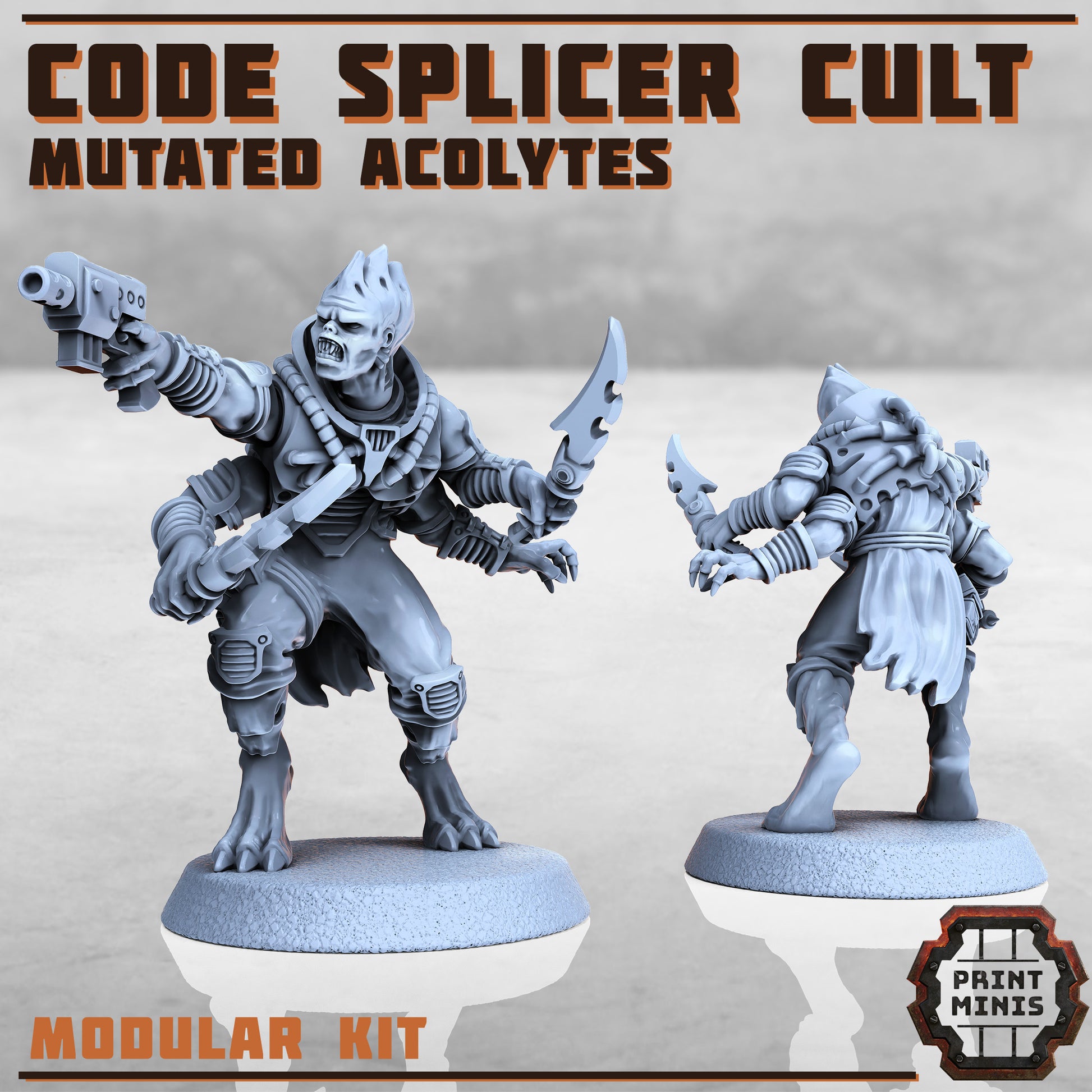 Code Splicer Acolyte - Figurine Print Minis - PRINT MINIS - 3DPitFactory