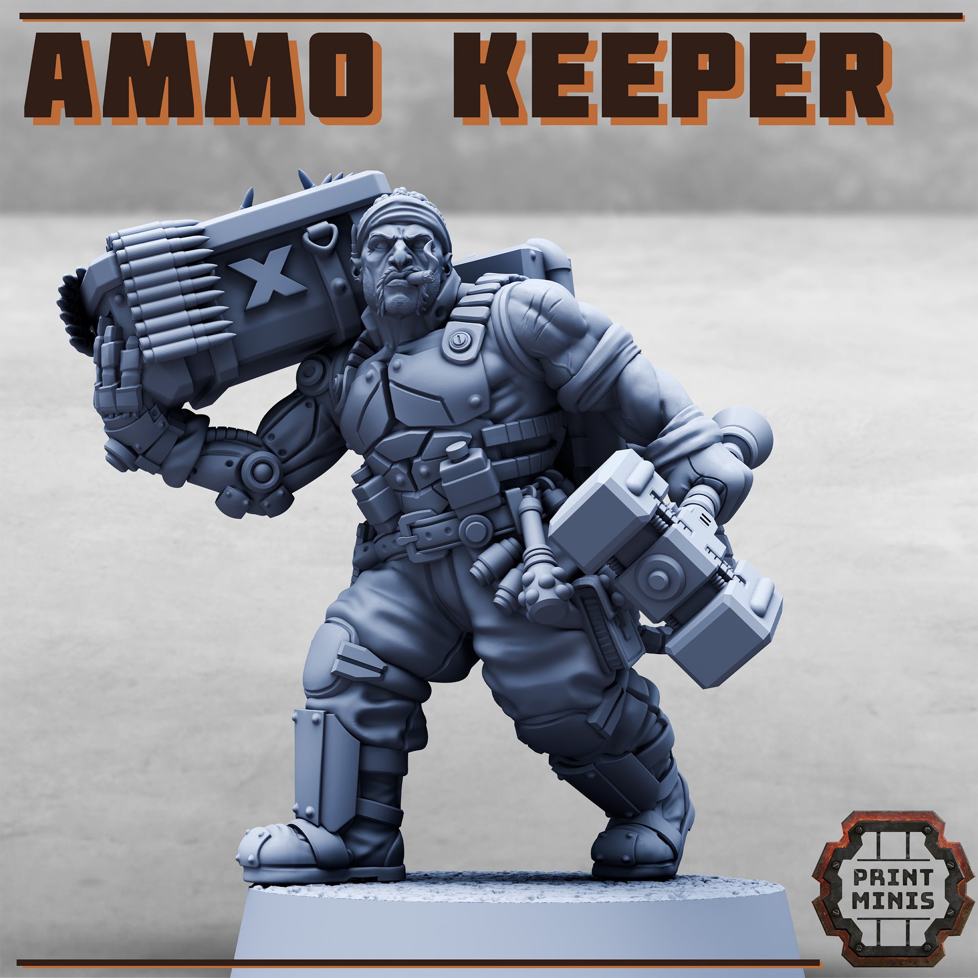 Ammo Keeper - Figurine Print Minis - PRINT MINIS - 3DPitFactory