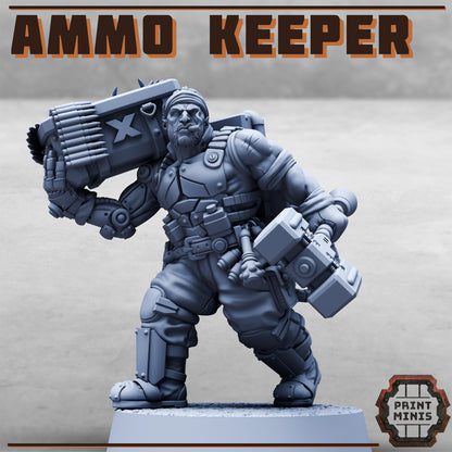 Ammo Keeper - Figurine Print Minis - PRINT MINIS - 3DPitFactory