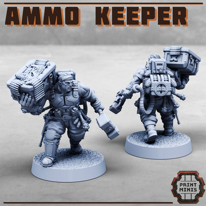 Ammo Keeper - Figurine Print Minis - PRINT MINIS - 3DPitFactory