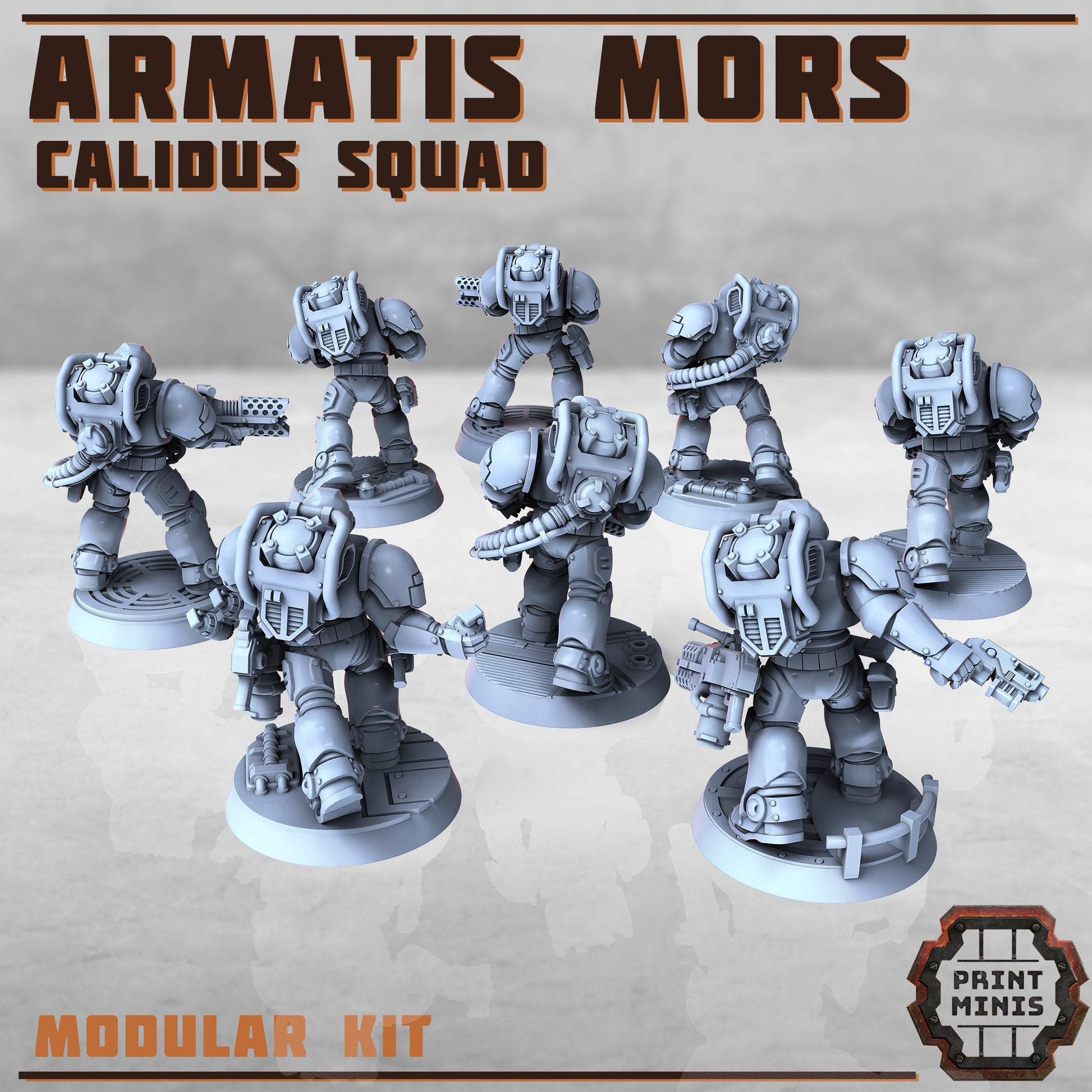 Armatis Mors Warriors - Figurine Print Minis - PRINT MINIS - 3DPitFactory