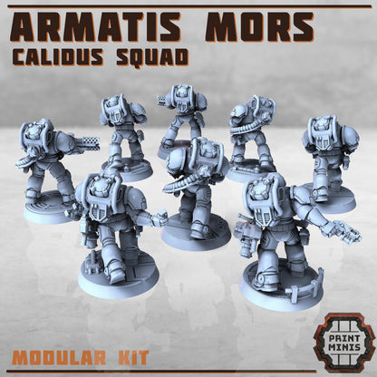 Armatis Mors Warriors - Figurine Print Minis - PRINT MINIS - 3DPitFactory