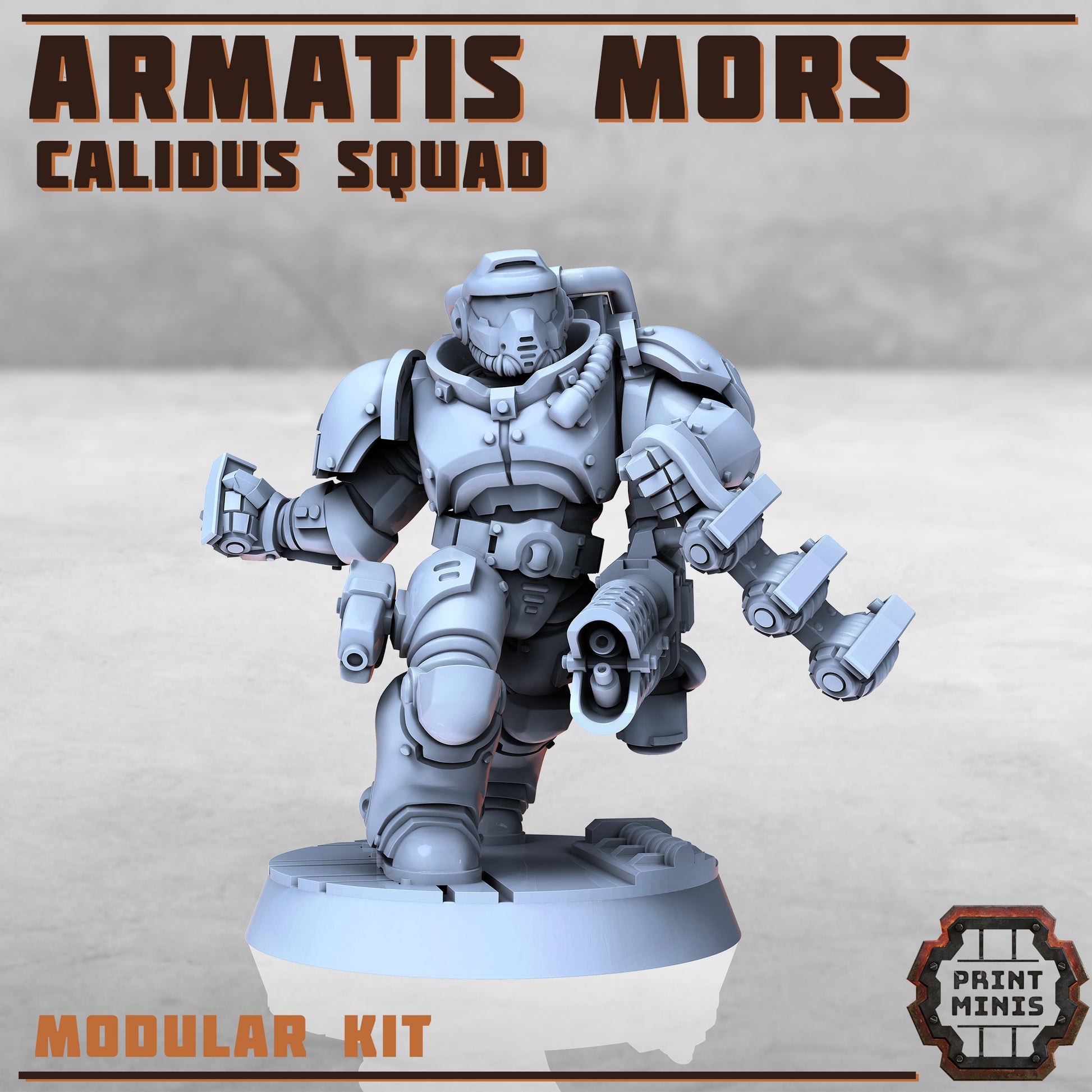 Armatis Mors Warriors - Figurine Print Minis - PRINT MINIS - 3DPitFactory