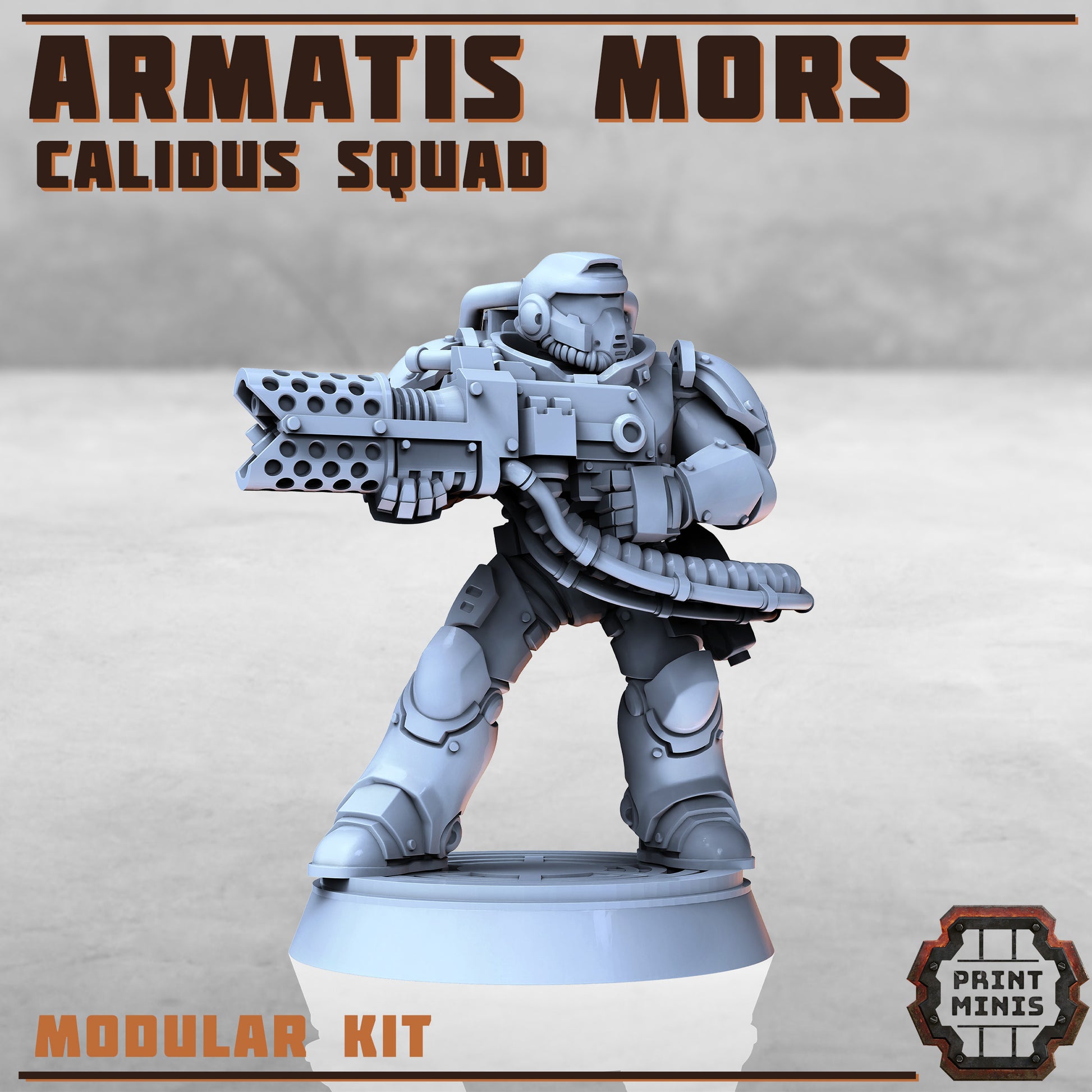 Armatis Mors Warriors - Figurine Print Minis - PRINT MINIS - 3DPitFactory