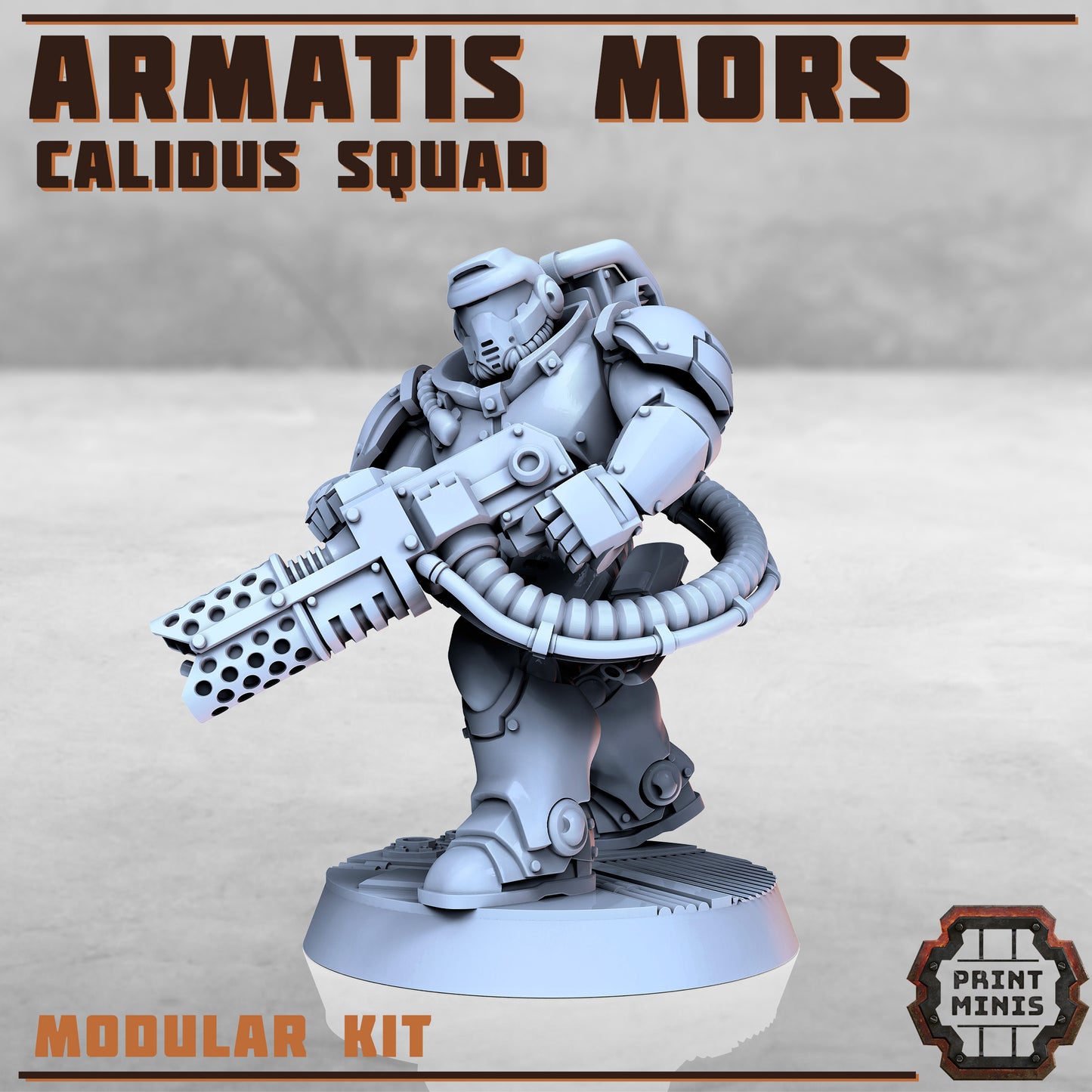 Armatis Mors Warriors - Figurine Print Minis - PRINT MINIS - 3DPitFactory