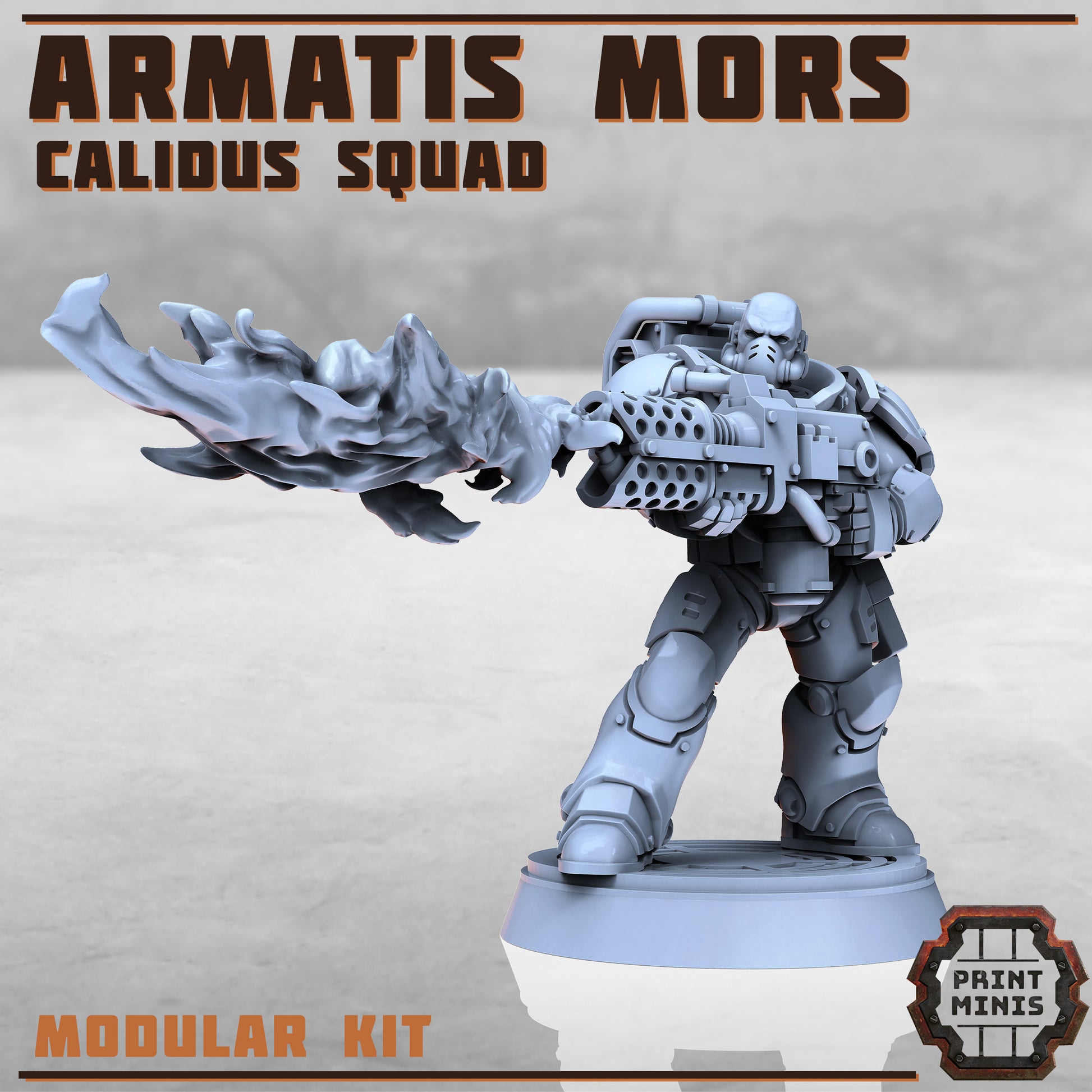 Armatis Mors Warriors - Figurine Print Minis - PRINT MINIS - 3DPitFactory