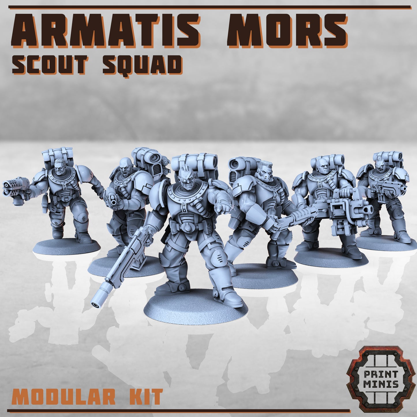 Armatis Mors Scouts - Figurine Print Minis